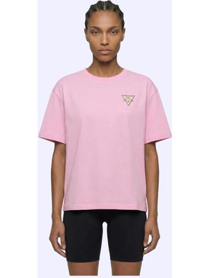 Kappa Camilla Kadın Pembe Oversize Tişört