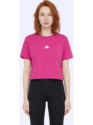 Kappa Khloe  Tshirt Kadın Fuşya Pembe Regular Tişört
