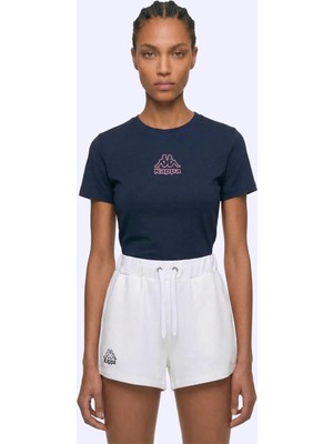 Kappa Logo Cindyna Short Kadın Ekru  Regular Şort