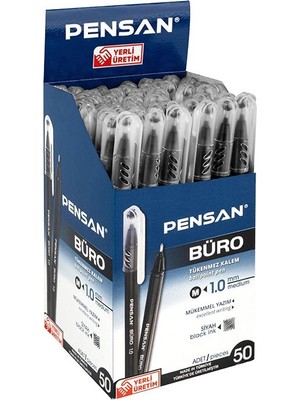 Pensan Tükenmez Kalem Büro Tipi 2270 Siyah 50 Li