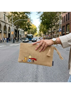Ju Yaratıcı Tasarım Hasır Kadın Portföy & Clutch Çanta