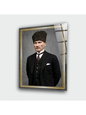 Alper Reklam Atatürk Cam Tablo