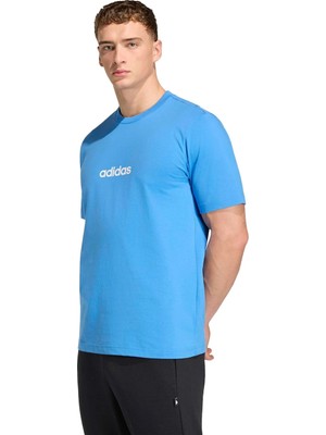 Adidas M Lın Sj T Mavi Erkek Kısa Kol T-Shirt