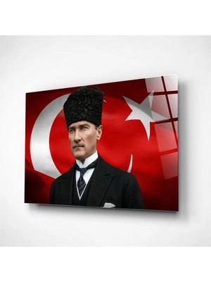 Alper Reklam Atatürk Cam Tablo