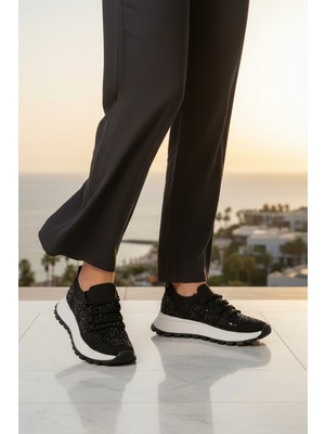 Ayakmod 451161 Z Siyah Kadın Spor Ayakkabı