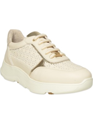 Oneair D26YA-7085 Günlük Sneakers Krem Kadın Spor Ayakkabı
