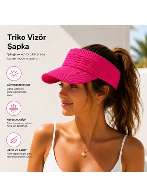 Soulistic Collection Vizor Şapka Fuşya