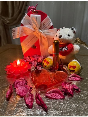 Gümüş Avm Küçük Boy Sevgililer Günü Seti 4 Çeşit Hediye