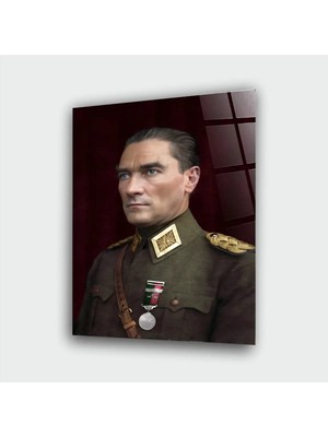 Alper Reklam Atatürk Cam Tablo