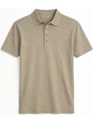 Antioch Haki Düğmeli Polo Yaka Erkek T-Shirt