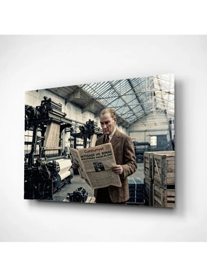Alper Reklam Atatürk Cam Tablo