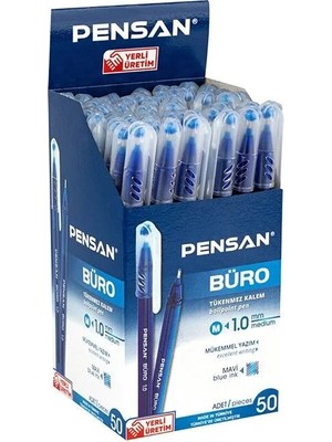 Pensan Tükenmez Kalem Büro Tipi 2270 Mavi 50 Li