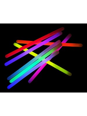 Shoppingfestr Karanlıkta Parlayan Fosforlu Glow  Kalın Çubuk 30 cm 1 Adet