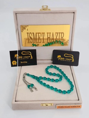 Kişiye Özel Harfli Ateş Kehribar Tesbih