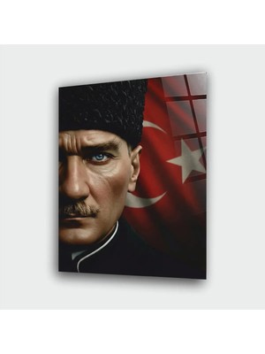 Alper Reklam Atatürk Cam Tablo