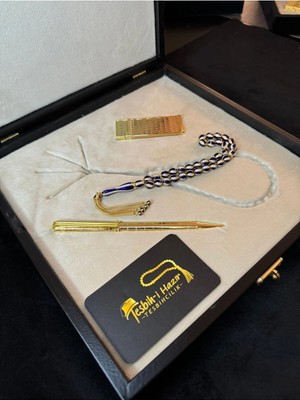 Luxury Series Özel Vip Mücevherat Serisi Koleksiyonluk Gümüş Tesbih Set