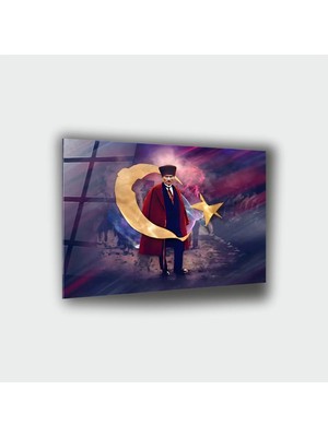 Alper Reklam Atatürk Cam Tablo