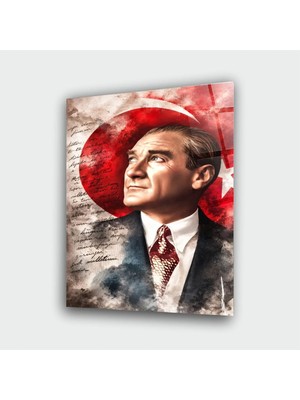 Alper Reklam Atatürk Cam Tablo