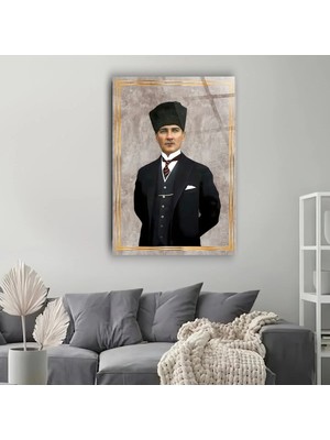 Alper Reklam Atatürk Cam Tablo