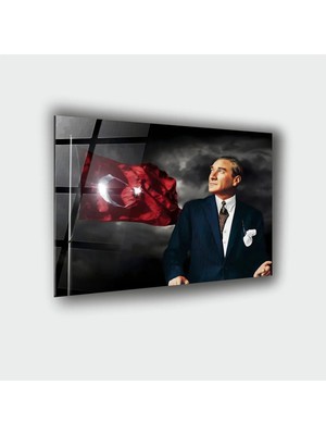 Alper Reklam Atatürk Cam Tablo