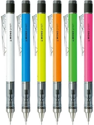 Tombow Monograph 03 Siyah Mekanik Kurşun Kalem Profesyonel Kullanım İçin İnce Uçlu Kalem