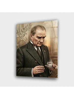 Alper Reklam Atatürk Cam Tablo