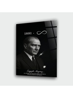 Alper Reklam Atatürk Cam Tablo