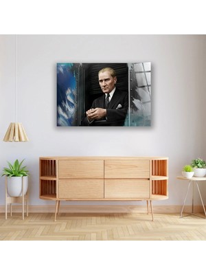 Alper Reklam Atatürk Cam Tablo