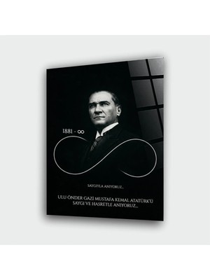 Alper Reklam Atatürk Cam Tablo