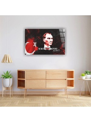 Alper Reklam Atatürk Cam Tablo