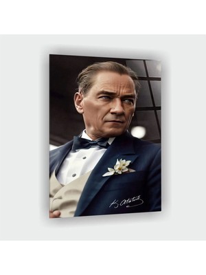Alper Reklam Atatürk Cam Tablo