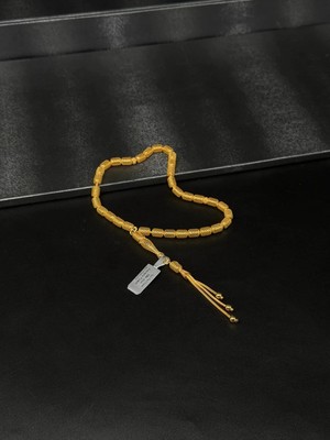 Seçkinliğin Sessiz Imzası Premium Series 22 Gr. 22K Altın Kaplama Gümüş Tesbih
