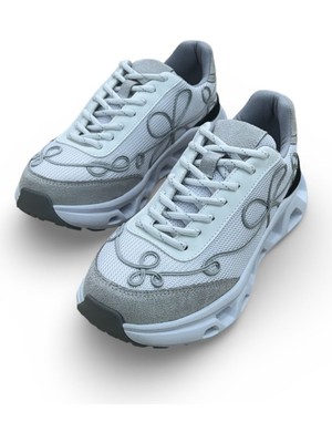 Patron Shoes Ortopedik Taban Nakışlı Kadın Spor Ayakkabı