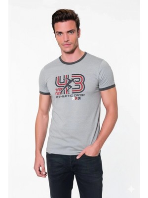 MiraLive Berrak Erkek  43 Baskılı T-Shirt 1038