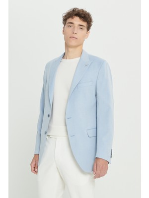 Altınyıldız Classics Slim Fit Dar Kesim Kırlangıç Yaka Blazer Ceket