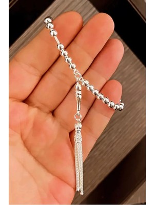 Nadir Bulunan 4 Parmak Komple 925 Ayar Gümüş Tesbih