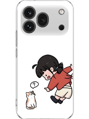 TechTree Honor 600 Pro Uyumlu Zorla Çekiştirilen Sevgili - Çift Kombini Baskılı Silikon Kılıf