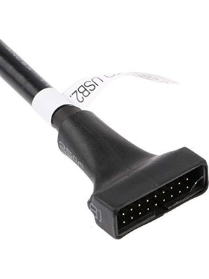 AL-4584 9 Pin USB 2.0 Dişi - 19 Pin USB 3.0 Erkek Çevirici Dönüştürücü Adaptör Kablosu