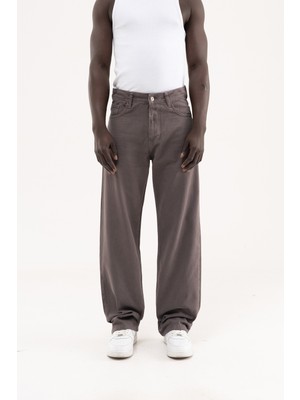 Machinist Erkek Soft Surfaced Baggy Relaxed Jean Pantolon Taş