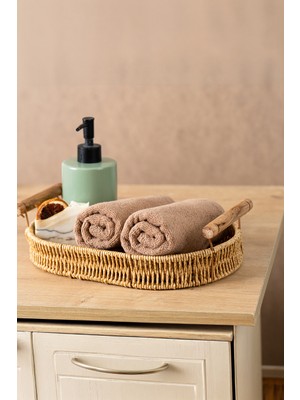 Rikka Home %100 Pamuk El/misafir Havlusu Seti (2’li 33X33 Cm) – Coresoftair™ Yumuşak, Hızlı Emici, Hacimli Premium Havlu