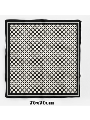 Geometrik Petek Desen 70*70CM Bandana/fular