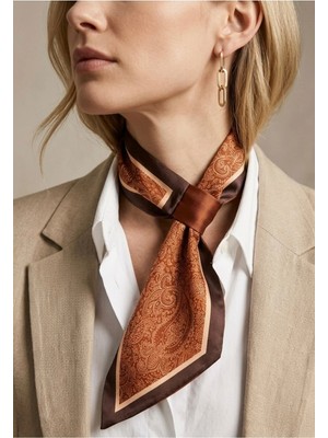 Karamel Paisley Kravat/fular