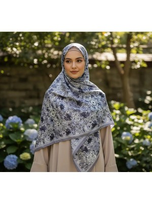Yaprak Dansı Desen Pure Touch Koton Şal 75X185CM