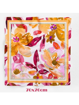 Sonbahar Esintisi Desen 70*70CM Bandana/fular