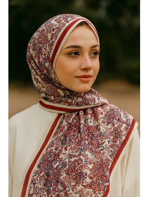 Hümayun Etnik Desen Pure Touch Koton Şal 75X185CM