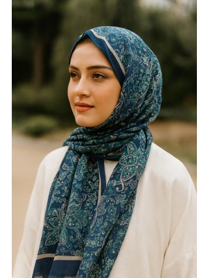 Hümayun Etnik Desen Pure Touch Koton Şal 75X185CM