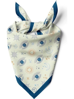 Nazar Aura Desen 55X55CM Bandana/fular