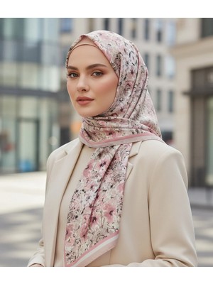 Yaprak Dansı Desen Pure Touch Koton Şal 75X185CM