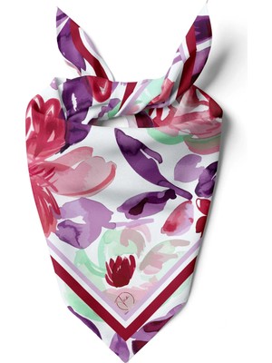 Sonsuz Bahar Desen 55X55CM Bandana/fular