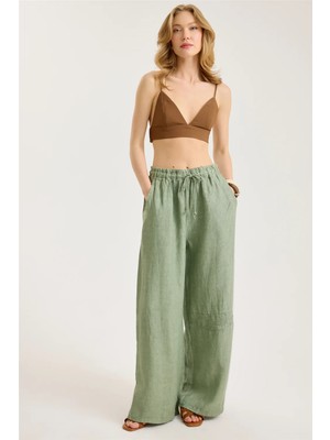 Home Store Keten Bel Pantolon